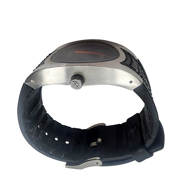 Diesel Men’s Watch 10Bar Dz-4024 Buckle Closure Silicone Black Strap - Picture 4 of 7